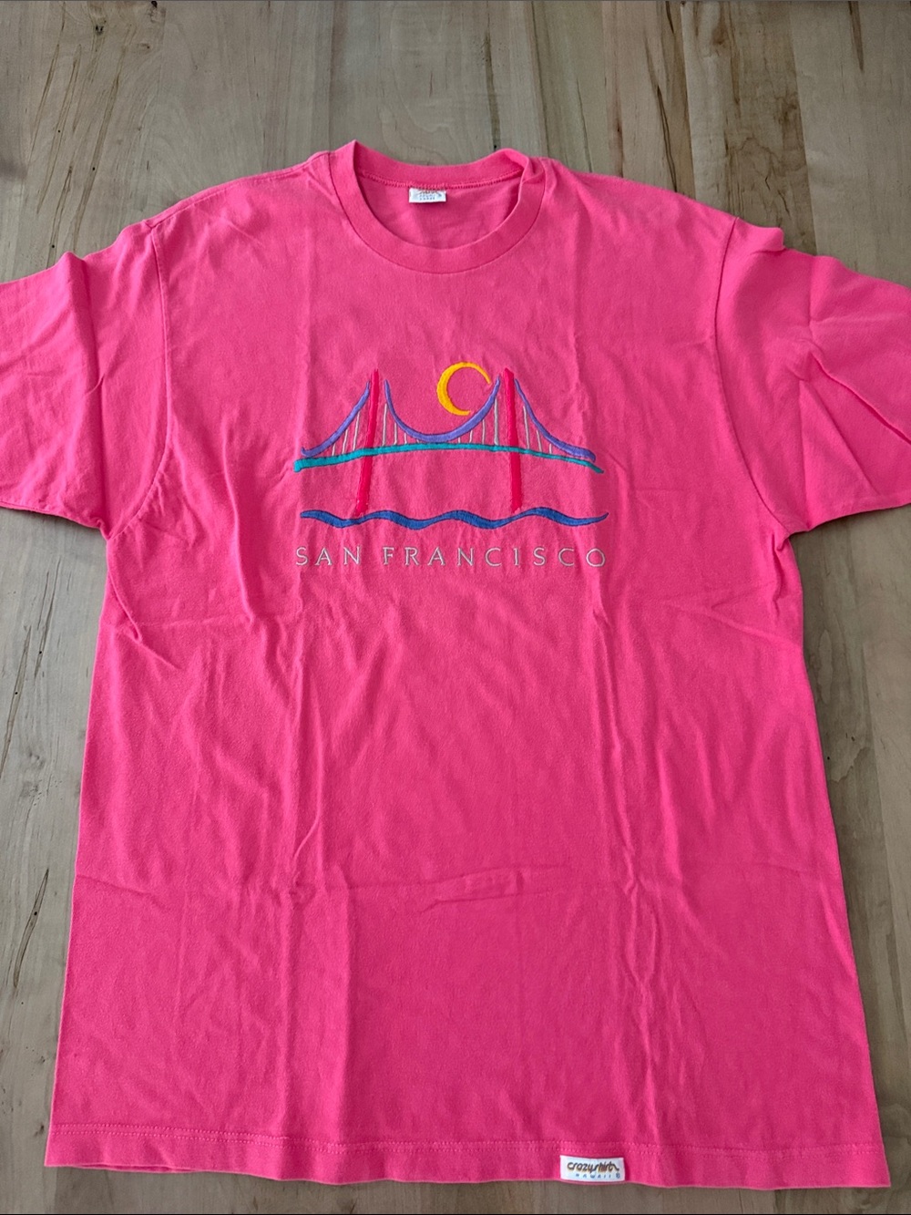 San Francisco Pink Graphic Short Sleeve Tee